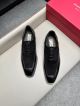 Ferragamo Man Black Calfskin Business Leather Shoes 042896 (4)_th.jpg
